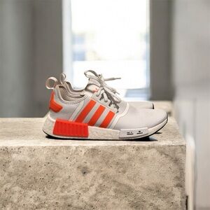 Adidas Men's Athletic Shoes in Gray and Orange